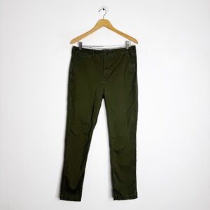 BEAMS Men’s Olive Green Chino Pants Size Large